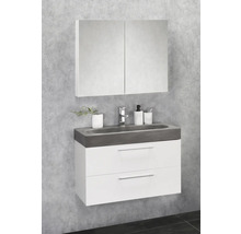 Kúpeľňová zostava Differnz Somero 170x80x38 cm biela/betón-thumb-3 Kúpeľňová zostava Differnz Somero 170x80x38 cm biela/betón-thumb-3