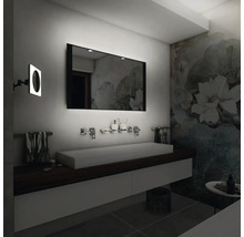 LED zrkadlo do kúpeľne Nimco čierne 80x60 cm ZPC 41003-90