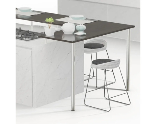 Kuchynský ostrovček s varnou doskou a barovými stoličkami