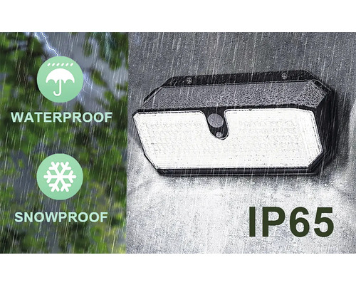 Symbol pre vodotesnosť a odolnosť proti snehu, IP65