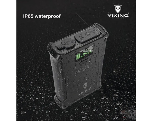 Vodotesné zariadenie s ochranou IP65 a logom Viking Technology