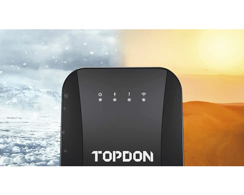 Produkt Topdon na pozadí zimy a leta