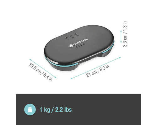 Gardena Smart Gateway s rozmermi