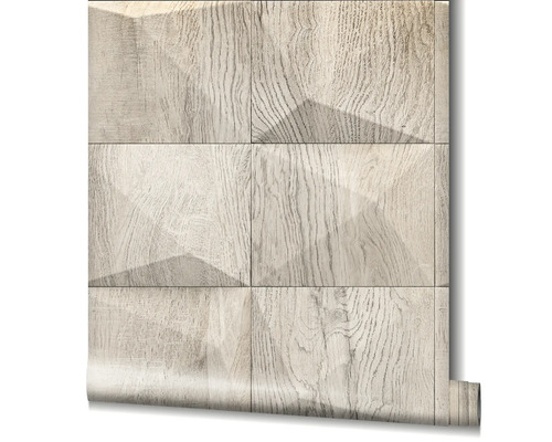 Rola tapety s motívom drevených dlaždíc