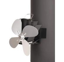 Ventilátor kachlí s tromi lopatkami na dymovode