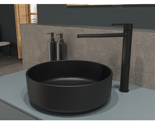 Umývadlo s batériou a dávkovačom mydla