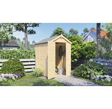 Drevený záhradný domček Alopex Medium prírodný 120x180 cm-thumb-6
