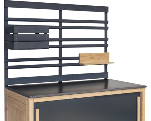 Záhradný stôl s úložnými riešeniami pre vonkajšie použitie