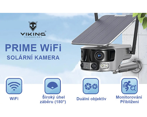 Viking Technology Prime WiFi solárna kamera