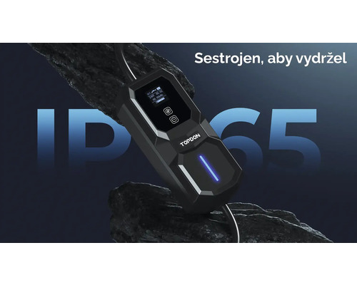Nabíjací kábel Topdon pre elektromobily s LCD displejom