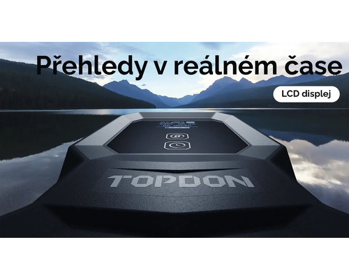 Tester batérií Topdon s LCD displejom
