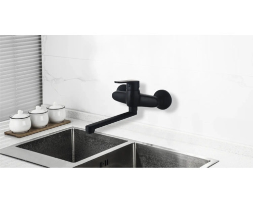 Nástenná armatúra v kuchynskom dreze