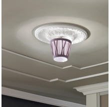 Stropné svietidlo s tienidlom a rozetou na strope