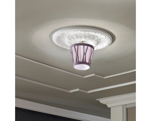 Stropné svietidlo s tienidlom a rozetou na strope