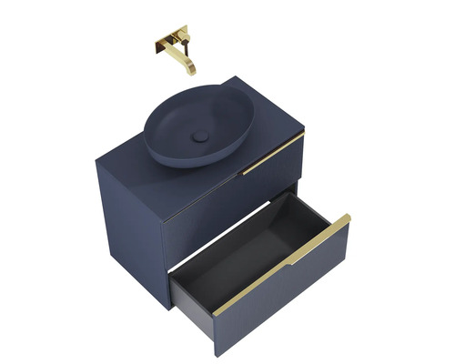 Umývadlová skrinka s umývadlom a nástennou batériou