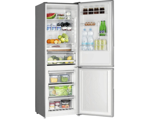 Otvorená chladnička s potravinami