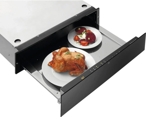 Ohrievač jedál s kuraťom a šalátom