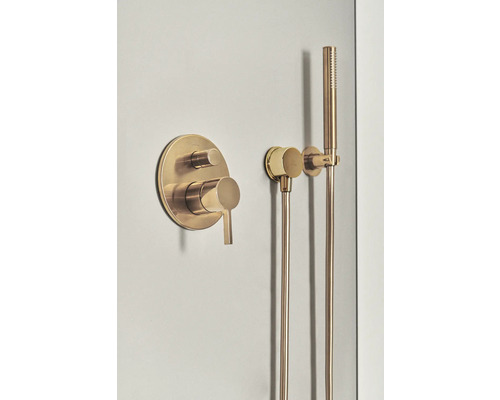 Vstavaná sprchová batéria s ručnou sprchou a sprchovou hadicou