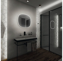 LED zrkadlo s osvetlením Nimco ZP 27000 Ø 70 cm IP 44