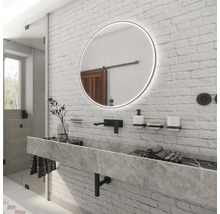 LED okrúhle zrkadlo s osvetlením Nimco ZP 28000 Ø 80 cm IP 44