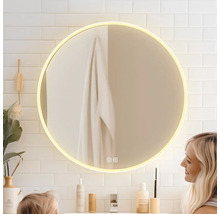 LED okrúhle zrkadlo s osvetlením Nimco ZP 28000 s dotykovým senzorom IP 44