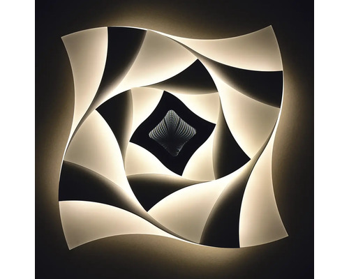 Štvorcové LED nástenné svietidlo so špeciálnym svetelným efektom