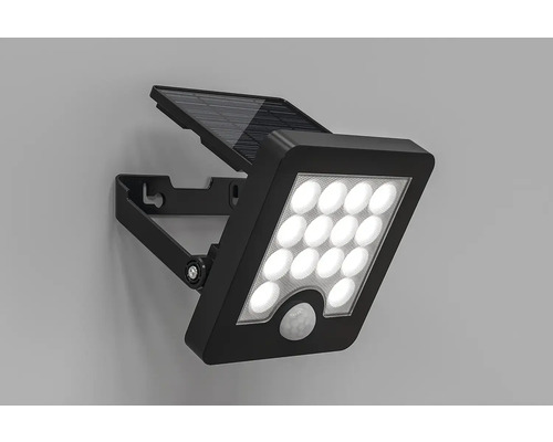 Solárna lampa s pohybovým senzorom na montáž na stenu