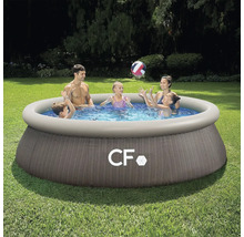 Bazén s nafukovacím lemom CF QUICK 305 x 76 cm ratan