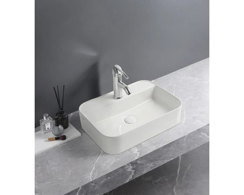 Umývadlo na dosku s batériou na umývadlovej doske