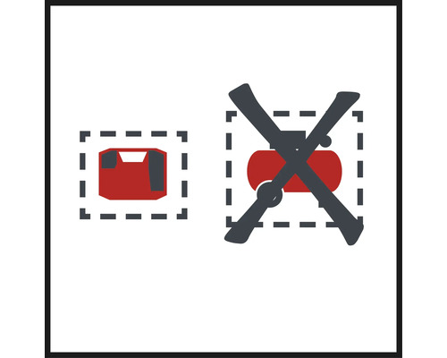 Symbol pre tlakové nádoby povolené, tlakové nádoby nepovolené