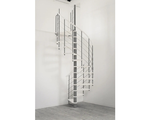 Kovové točité schodisko do interiéru