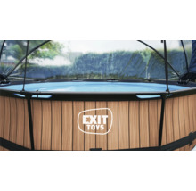 Nadzemný bazén so strechou a logom Exit Toys