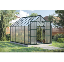 Skleník Vitavia Uranus 9900 polykarbonát 6 mm 257x383 cm zelený
