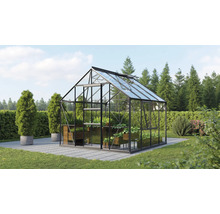 Skleník Vitavia Meridian 1 6700 sklenený 3 mm 257x258 cm čierny