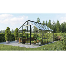 Skleník Vitavia Meridian 1 9900 sklenený 3 mm 257x383 cm zelený