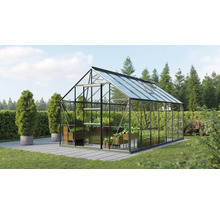 Skleník Vitavia Meridian 1 11500 sklenený 3 mm 257x445 cm zelený