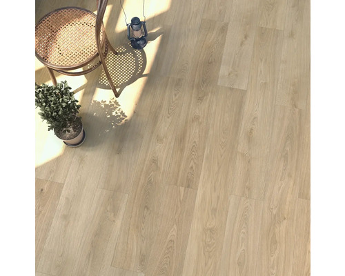 Podlahová krytina so stoličkou, rastlinou a lampou