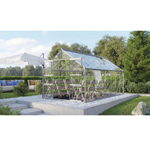Skleník Vitavia Meridian 2 11500 sklenený 3 mm 257x445 cm hliník
