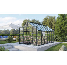 Skleník Vitavia Meridian 2 11500 sklenený 3 mm 257x445 cm zelený