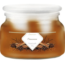 Vonná sviečka škorica v sklenenej nádobe s viečkom, 225 gramov