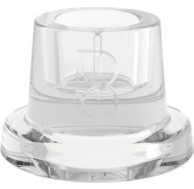 Pohár na zubné kefky z číreho skla