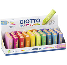 Giotto Happy Gomma gumy v rôznych farbách v balení