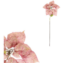 Dekoratívna umelá kvetina vianočná hviezda