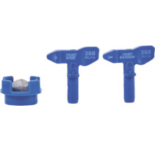 Trysky pre striekacie pištole, široké a úzke prevedenie