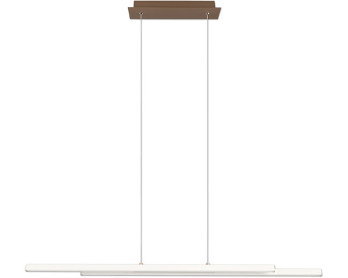 Závesné svietidlo so stropným držiakom a lineárnym svietidlom