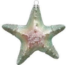 Ozdoba na vianočný stromček v tvare hviezdy s očkom na zavesenie