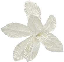 Dekoratívna umelá kvetina s piatimi lupeňmi