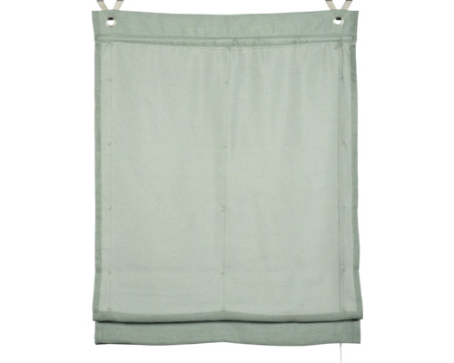 Zelený záves so sťahovacou šnúrkou na dekoráciu okien