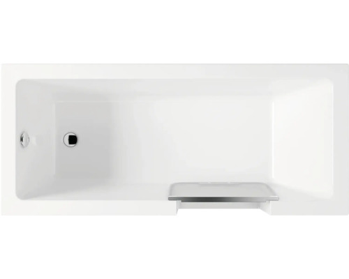 Obdĺžniková vaňa s odtokom a prepadom