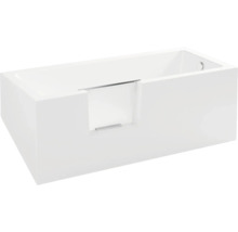 Obdĺžniková vaňa s integrovanými dverami vane